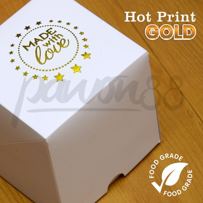 Cake Box - Kotak Kue - Box Kue - Dus Kue SLICE - 11 x10.5x 12 cm |