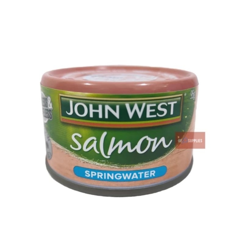 

QH John West Salmon Springwater 95gr - Salmon Dalam Kaleng Tinggi Omega 3