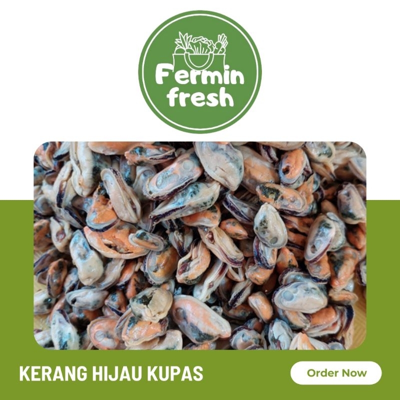 

Fermin Fresh, Kerang hijau kupas 250gr