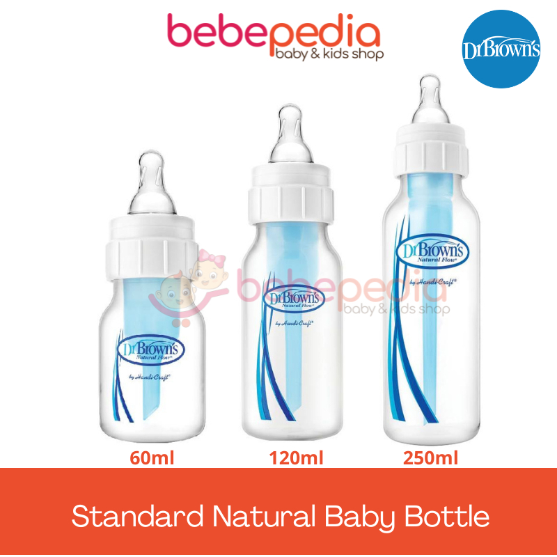 Dr Brown's Standard Natural Flow Baby Bottle / Botol Susu / Botol Bayi | Dr Browns