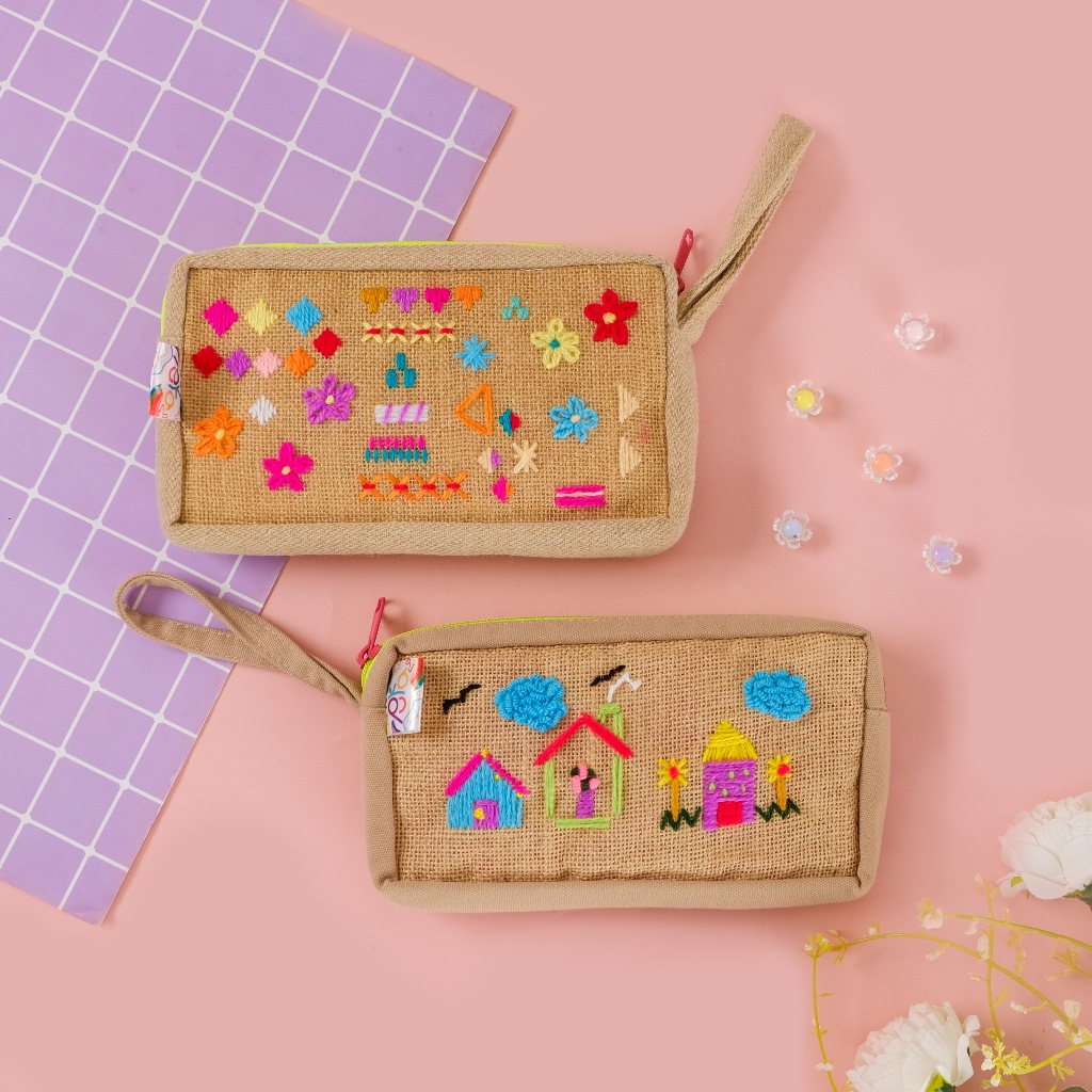 

PUKA Tempat Pensil Karafuru Sulam Goni