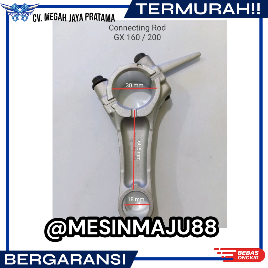 Stang Seher Sokar Con Rod Mesin Penggerak GX 160 GX 200