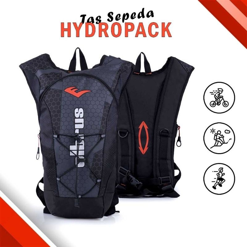 Tas Ransel Sepeda Pria Hydropack Elbrus Original Tas Punggung Sepeda Motif Tawon Trail Adventure Mot