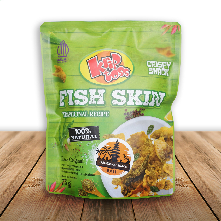 

KRIPTOSS FISH SKIN Kulit Ikan 75gr