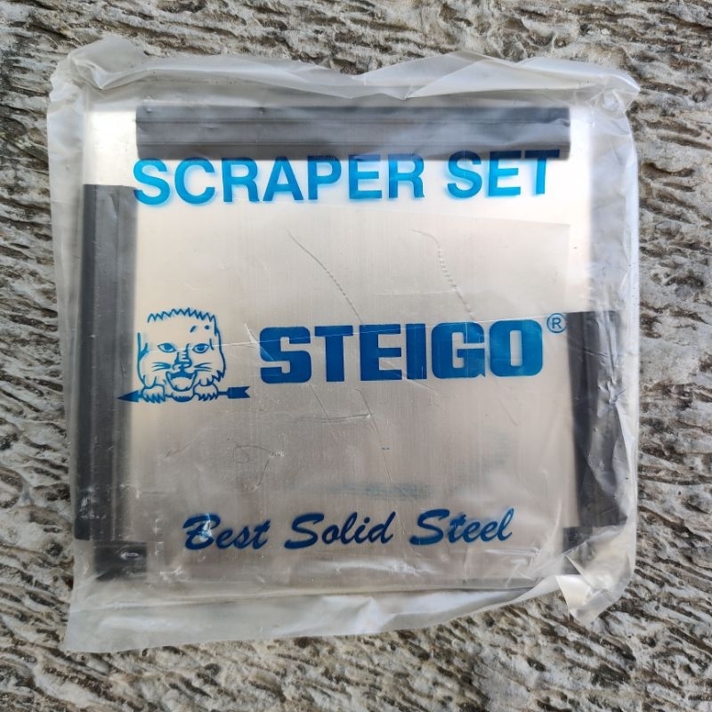 Scraper / Skrap / Sekrap Kape Baja Stainless Steel 1 Set