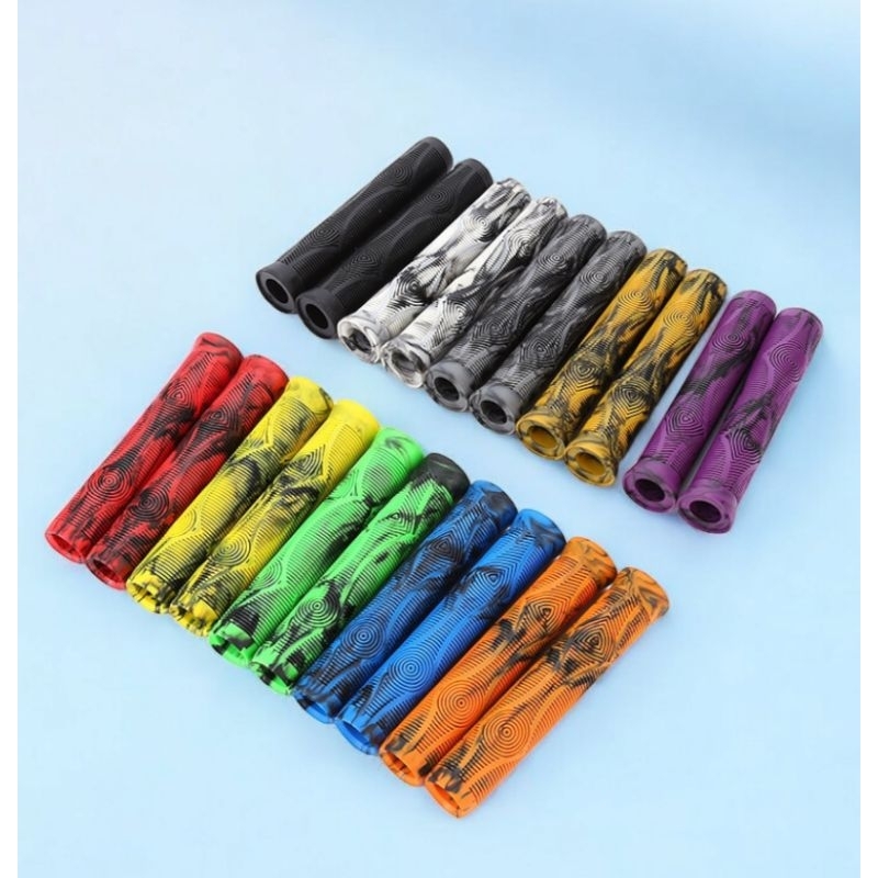 Handgrip sepeda BMX street flatland, MTB, sepeda gunung, Fixie Downhill Skuter karet stang