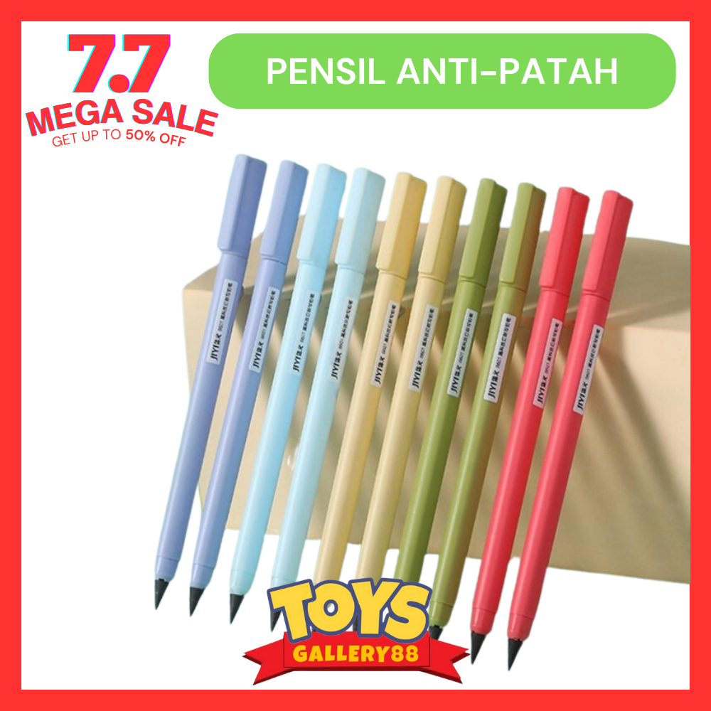 

Toysgallery88 Eternal Pencil Premium - Pensil Eternal Untuk Sekolah - Pensil tanpa rautan - Pensil tanpa batas / No Ink Pen Abadi