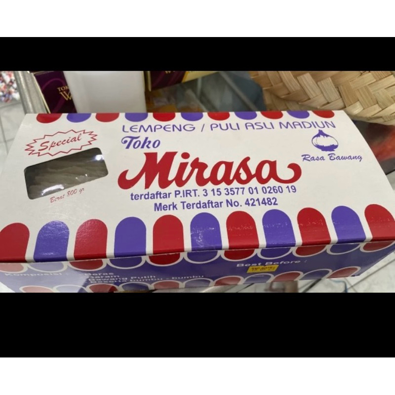 

PULI / LEMPENG MENTAH MIRASA