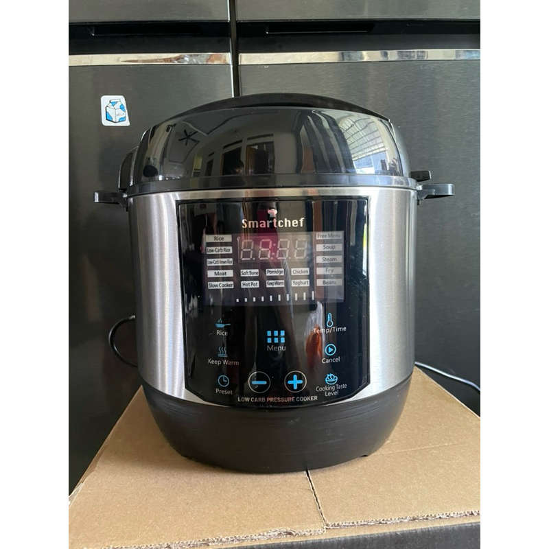 SMART CHEF Presto Listrik Low Carbo Rice Cooker Multicooker Pressure Cooker Cegah Diabetes Original
