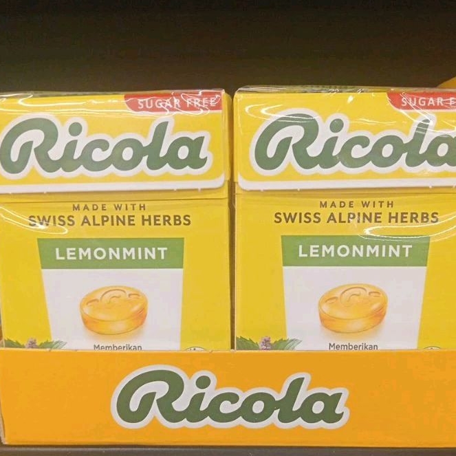 

Ricola Permen Rasa Lemon Mint Sugar Free 40g