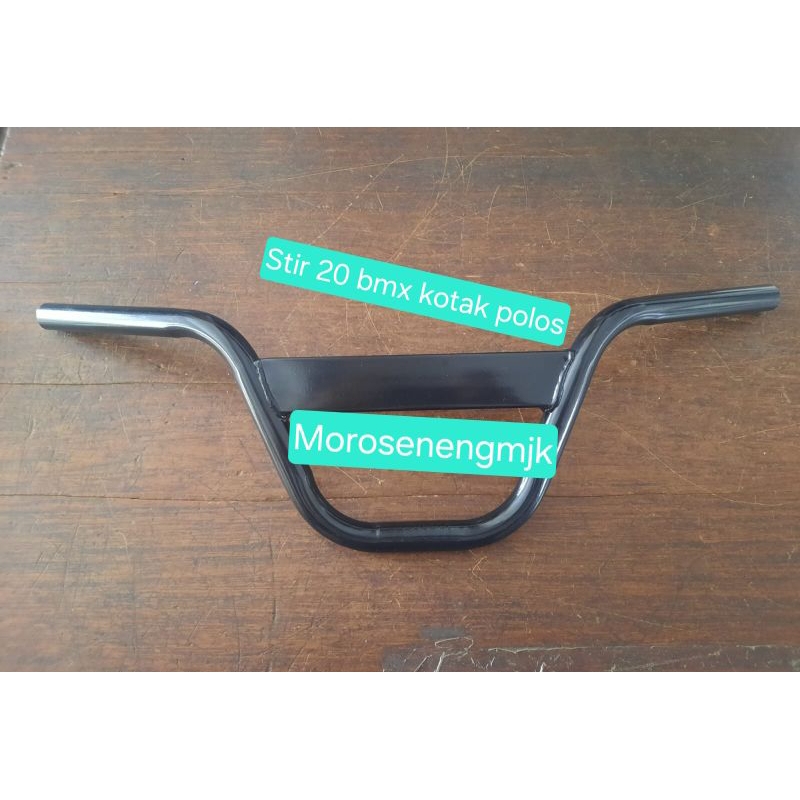 Stir 20 bmx kotak polos / Stang sepeda 20 bmx