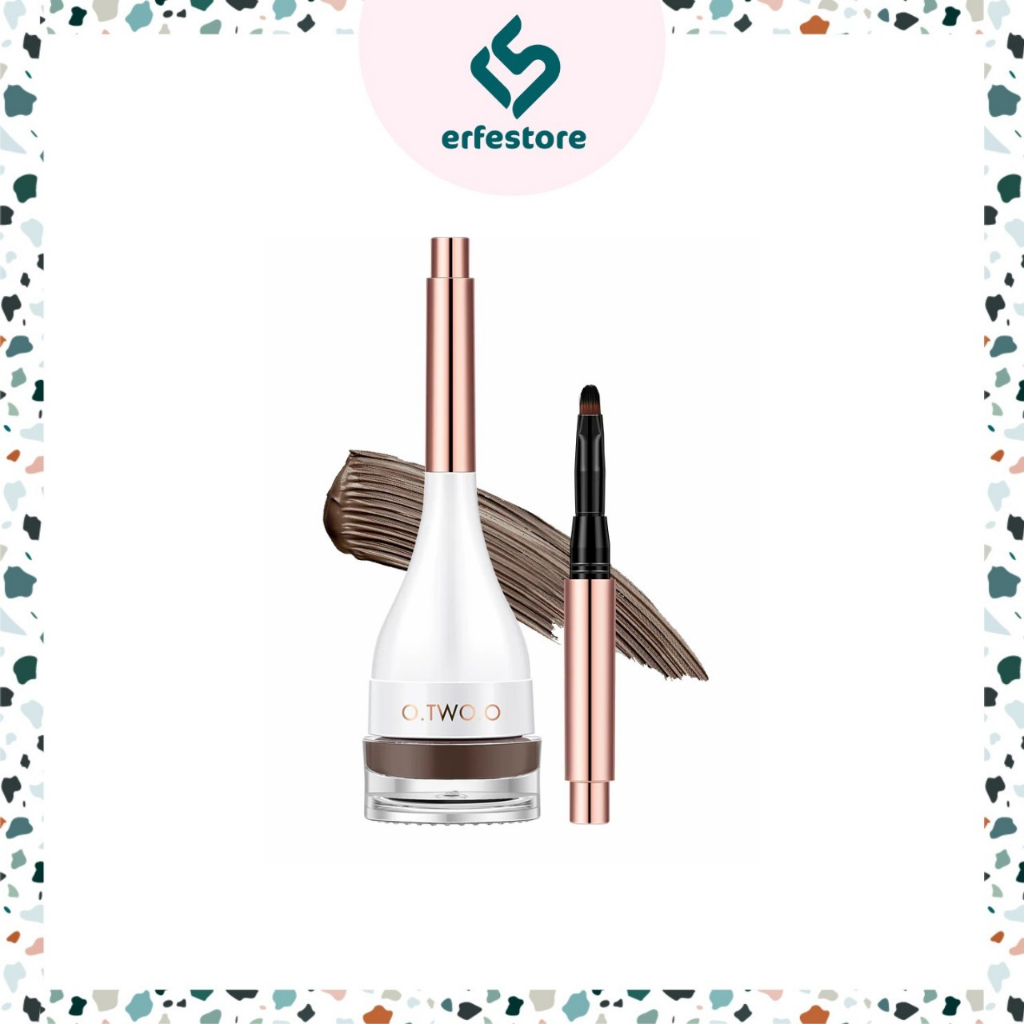 O.TWO.O Waterproof eyebrow cream & powder gel pomade