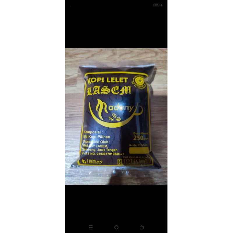 

PROMO TERMURAH TERBANYAK Kopi Lelet Madany 250 gram