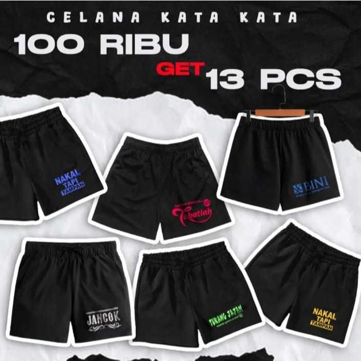 111.(1kg=12pcs)celana Bawahan Anak Celana Kolor/short pants badminton/celana olahraga badminton