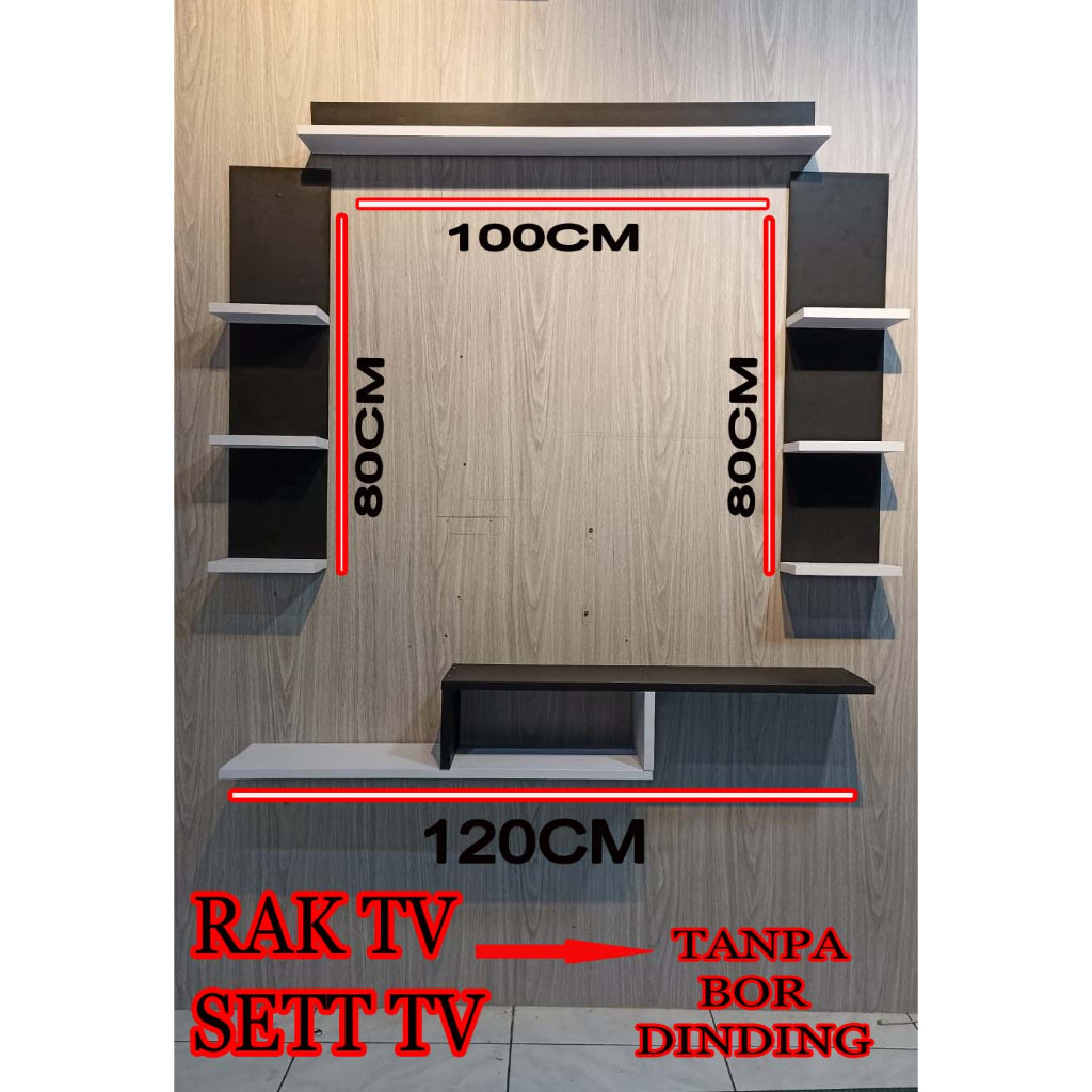 rak tv rak hias dinding rak sett tv meja tv gantung rak susun rak serbaguna buffet tv