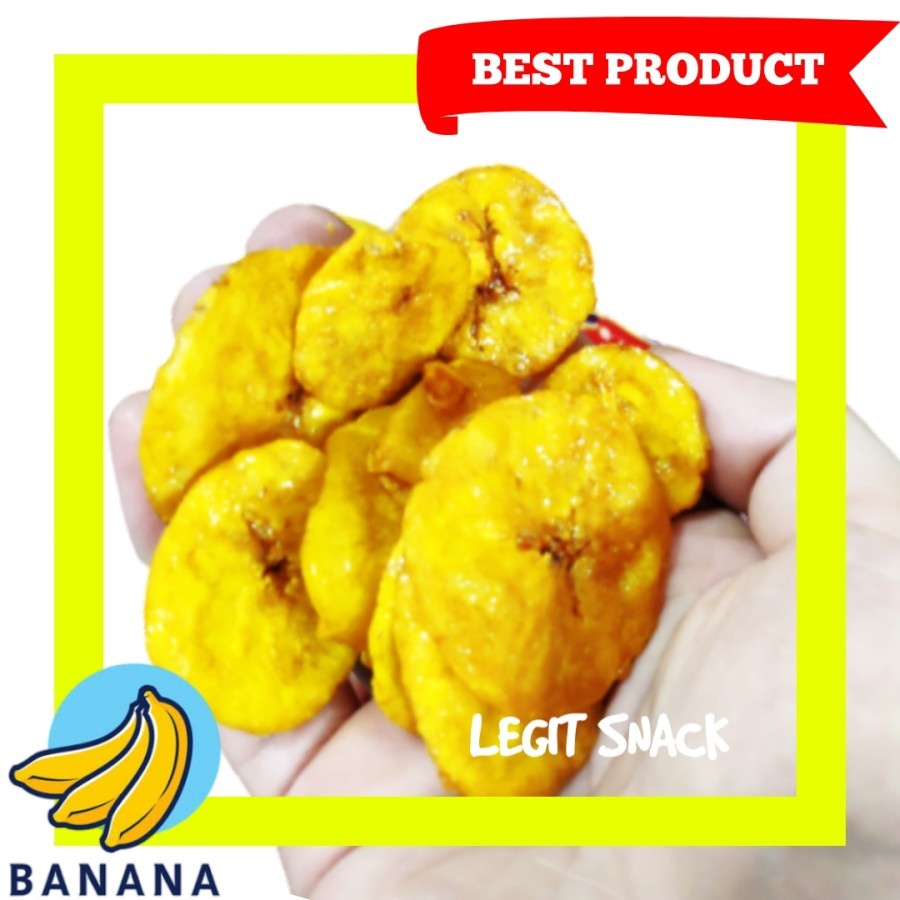 

Keripik pisang bulat manis 1kg / keripik pisang 1000gr
