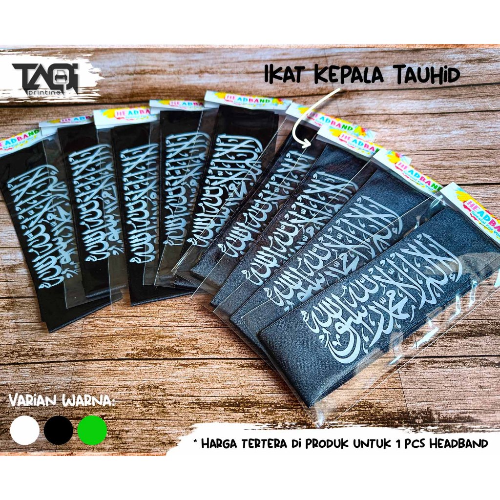 Ikat Kepala Tauhid Royah/ Hitam