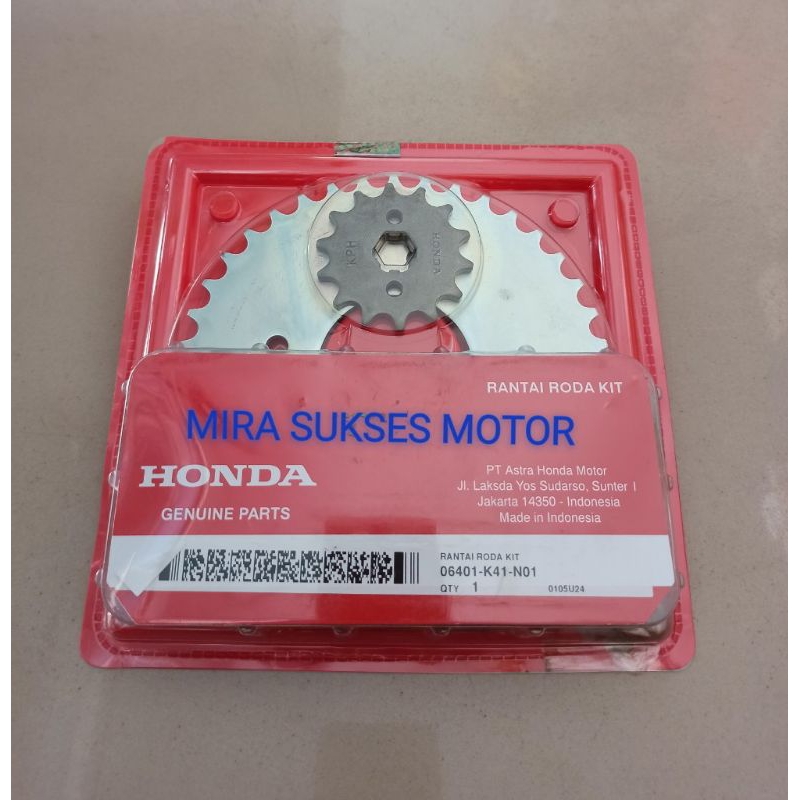 GEARSET ORIGINAL HONDA 06401-K41-N01 SUPRA X 125 FI BLADE FI BLADE 125 FI CC SUPRA X 125 FI INJEKSI 