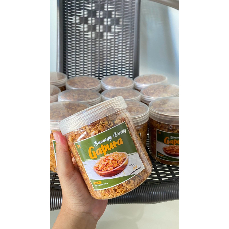 

Bawang goreng GPA uk 600ml berat 250gr