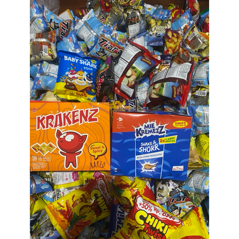 

PAKET SNACK SEROK SEROK PREMIUM (1 KALI SEROK+1 GRATISAN PILIH SENDIRI+1 GRATISAN PILIH SENDIRI)