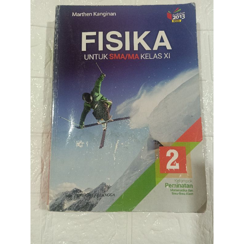 Buku Fisika SMA kelas 11 original bekas