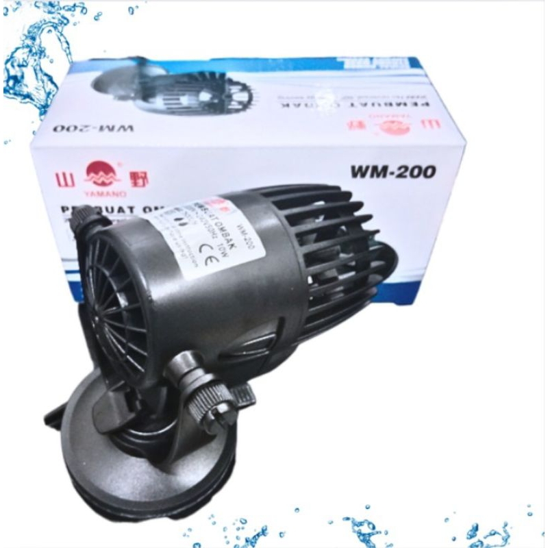 YAMANO WAVE MAKER WM 200 POMPA ARUS OMBAK AIR AQUARIUM AQUASCAPE