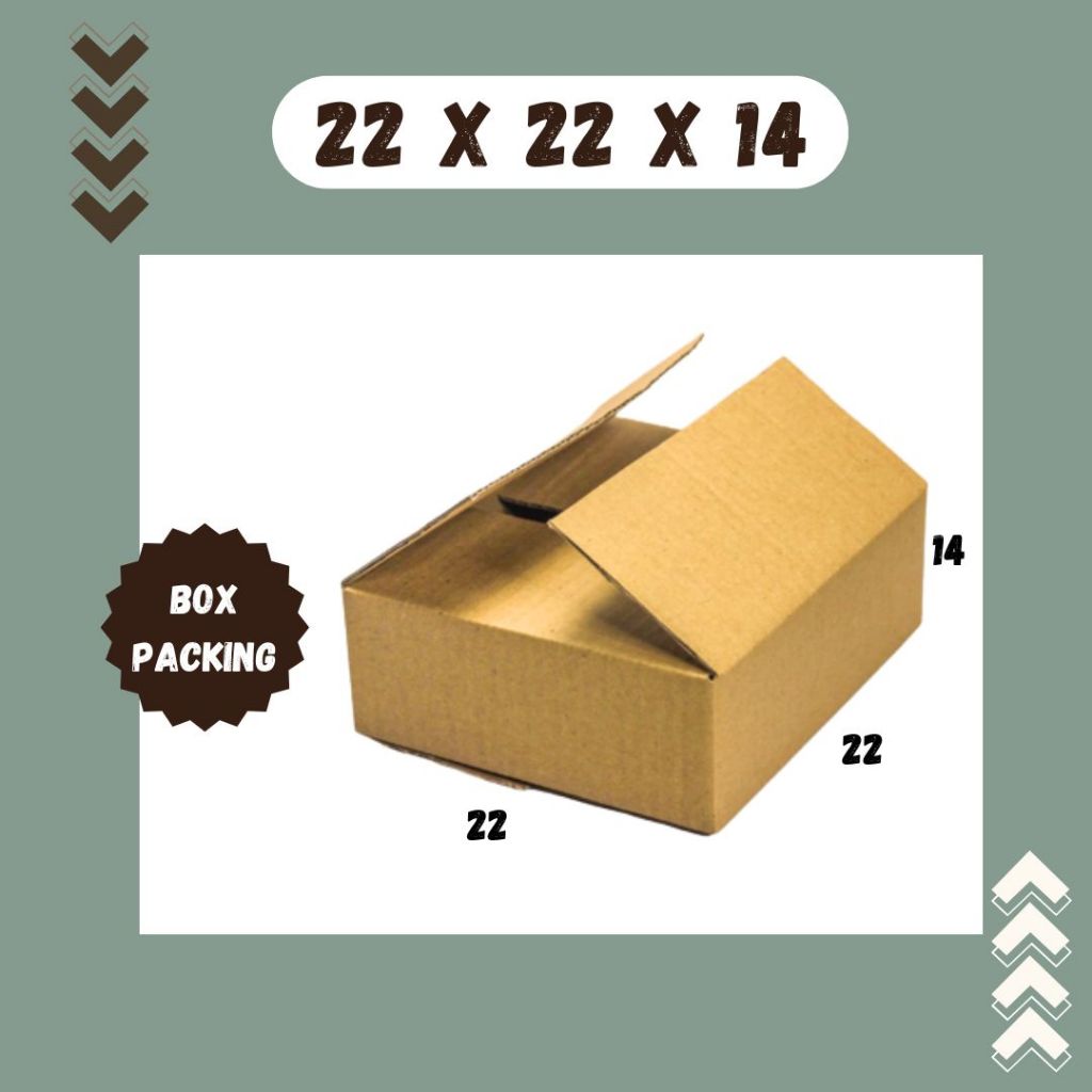 

Box 22x22x14 Kardus A1 Packing Karton Dus Kotak Kemasan Obat Mainan Olshop Souvenir Jamu Sparepart
