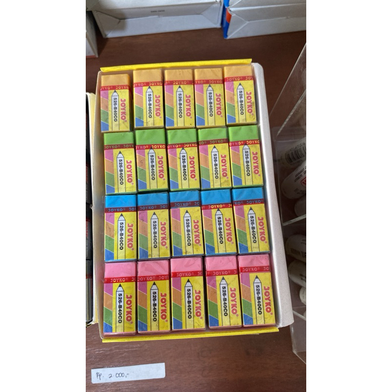 

PENGHAPUS PENSIL JOYKO B4OCO WARNA WARNI