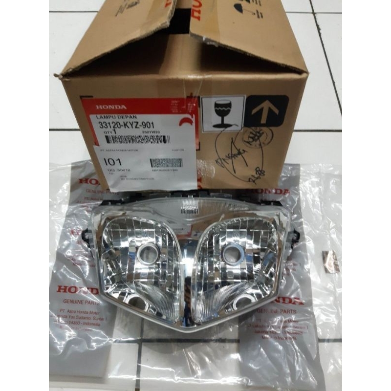 Reflektor lampu depan honda Supra X125 Helm In Original
