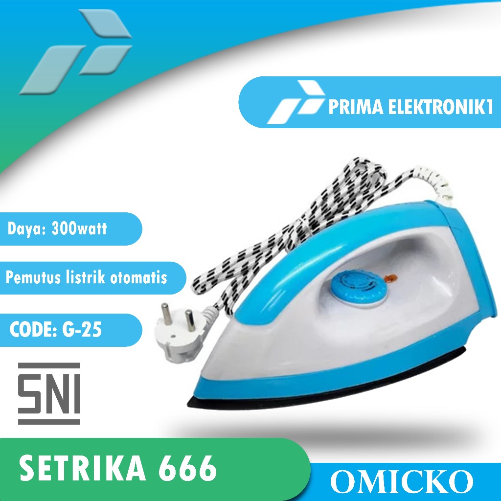 SETRIKA ELECTRIC TRISONIC T-108 PRIMA SHOOP 2 PE 1