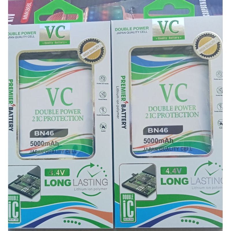 BATERAI/BATTERY DOUBLE POWER VC 2IC XIOAMI REDMI NOTE 8/REDMI 7/BN 46 5000 mAh