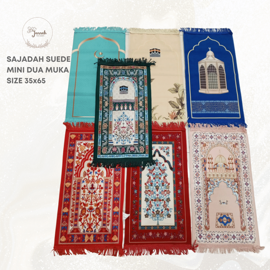 Sajadah Sujud Sajadah Kepala Mini Sajadah Dua Muka Sajadah Suede Kanebo Cocok Untuk Oleh Oleh Haji
