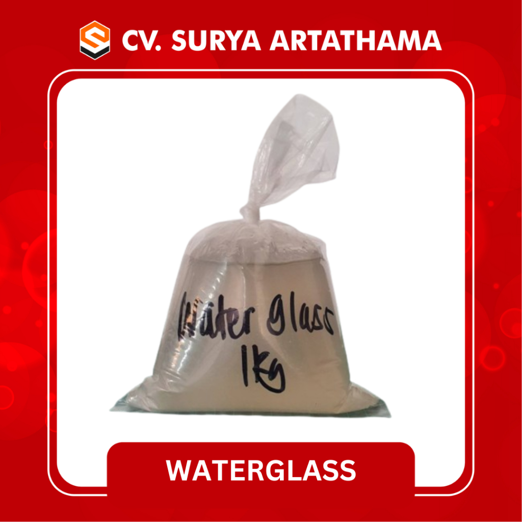 WATERGLASS / Pengunci warna Remasol/ Sodium Silicate/ Waterglass bahan industri 1kg