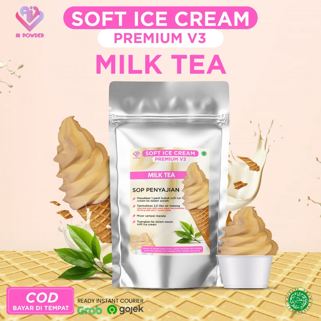 

Milk Tea Bubuk Soft Ice Cream Premium V3 1Kg