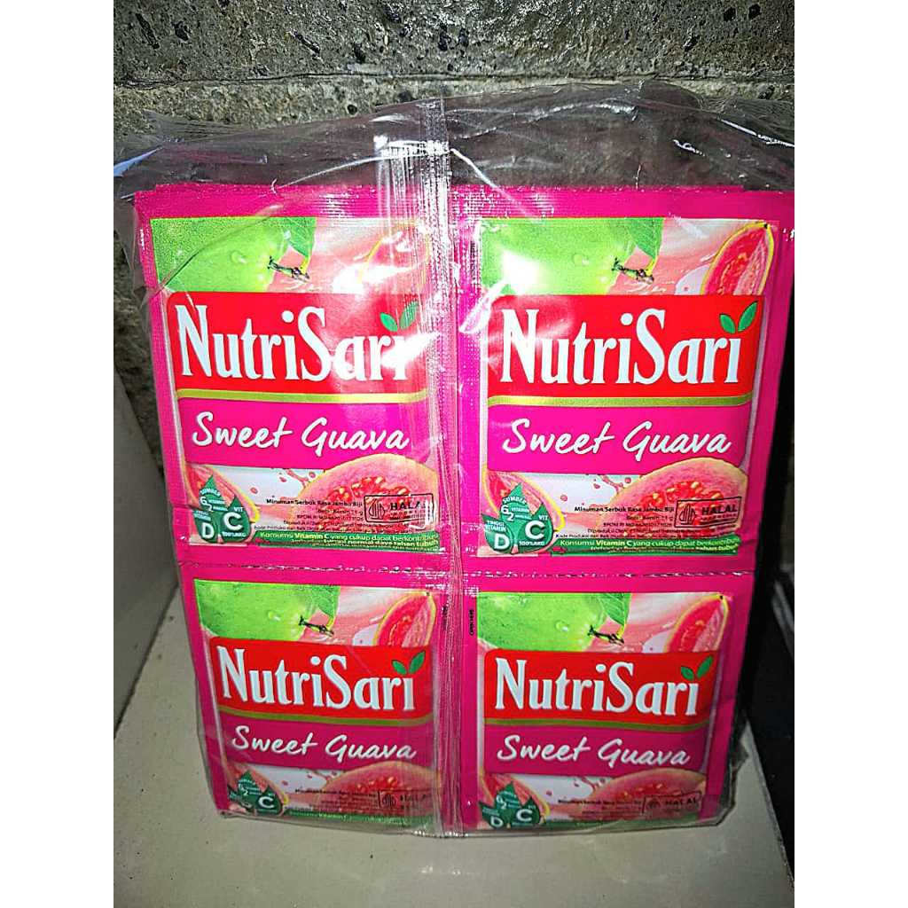 

NutriSari Sweet Guava 10 Sachet - Minuman Buah Bervitamin