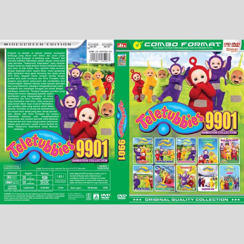 Kaset Koleksi Kartun Anak Anak Teletubbies 9901