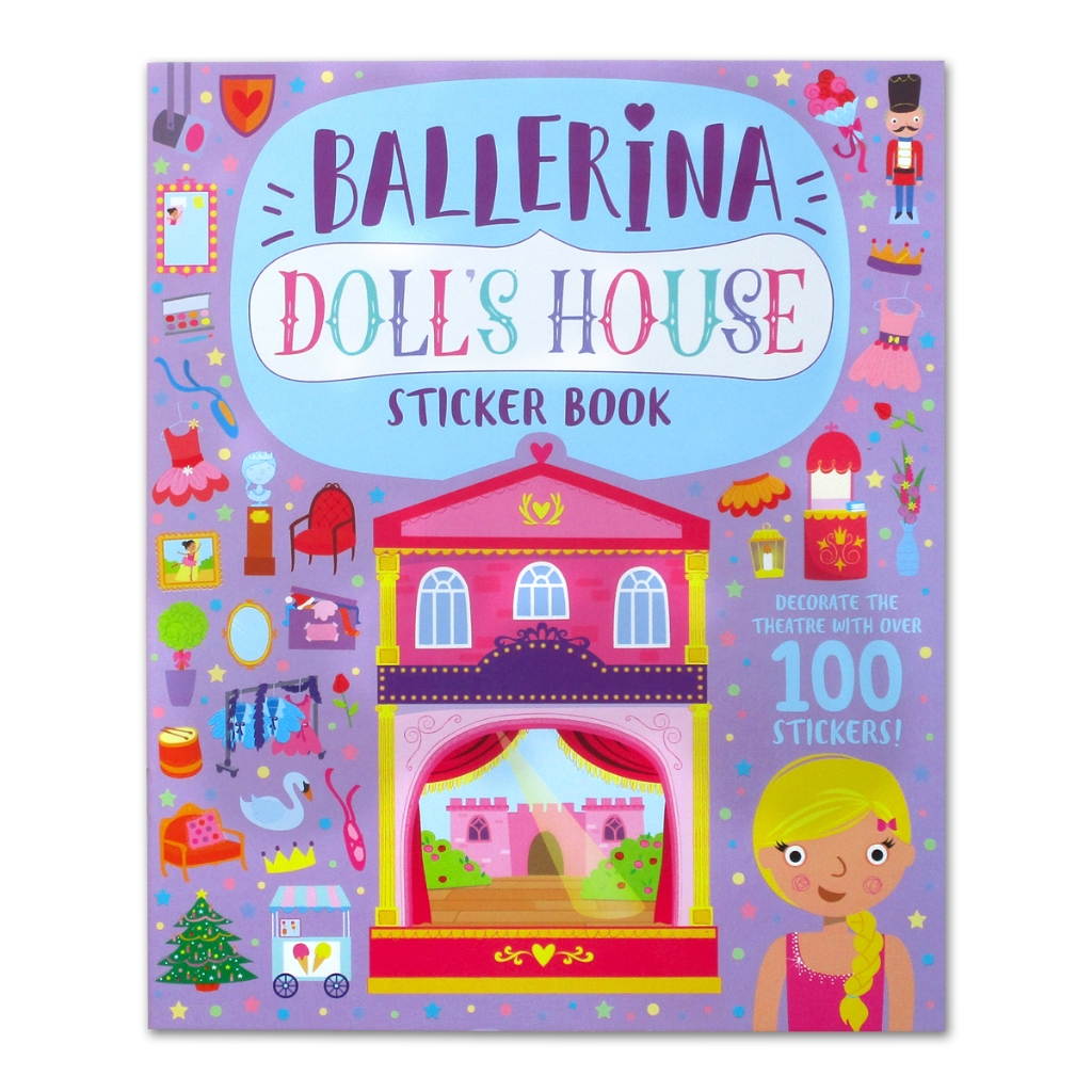 Ballerina Doll's House Sticker Book (Decorate The Palace With Over 100 Stickers) [Igloo Books]