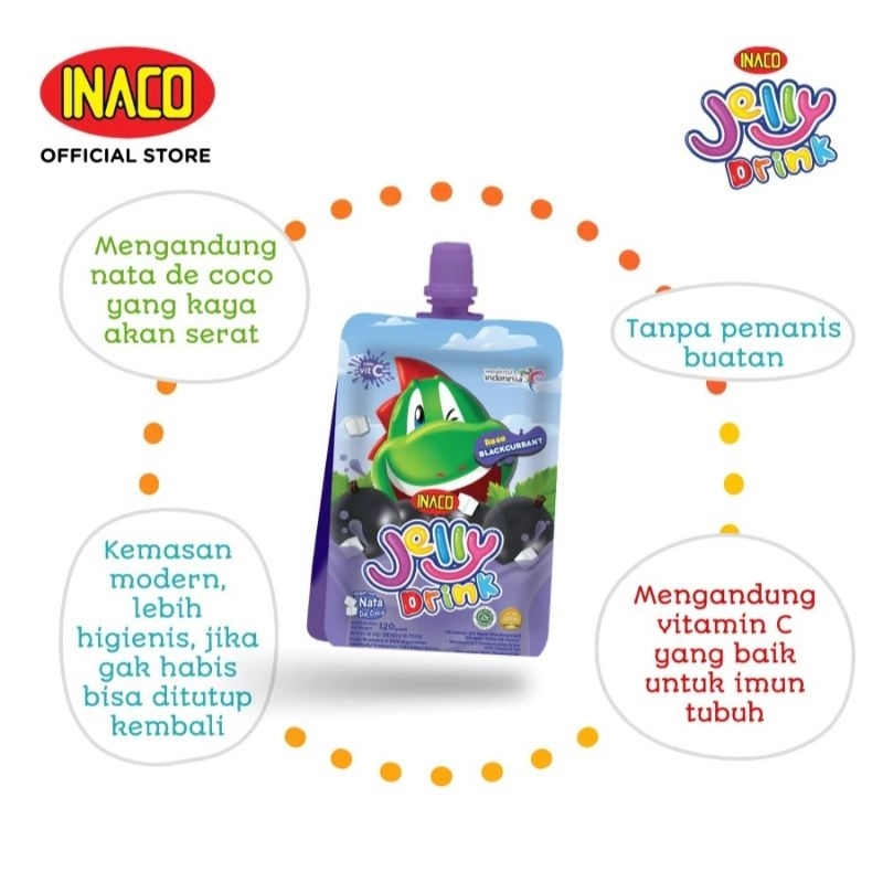 

INACO JELLY DRINK 1 pack isi 5pcs