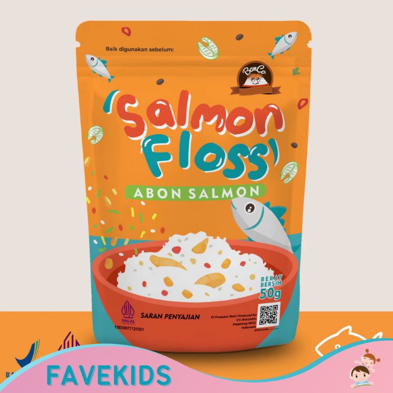 

Abon Bonco Salmon 50Gr-Abon MPASI 8+