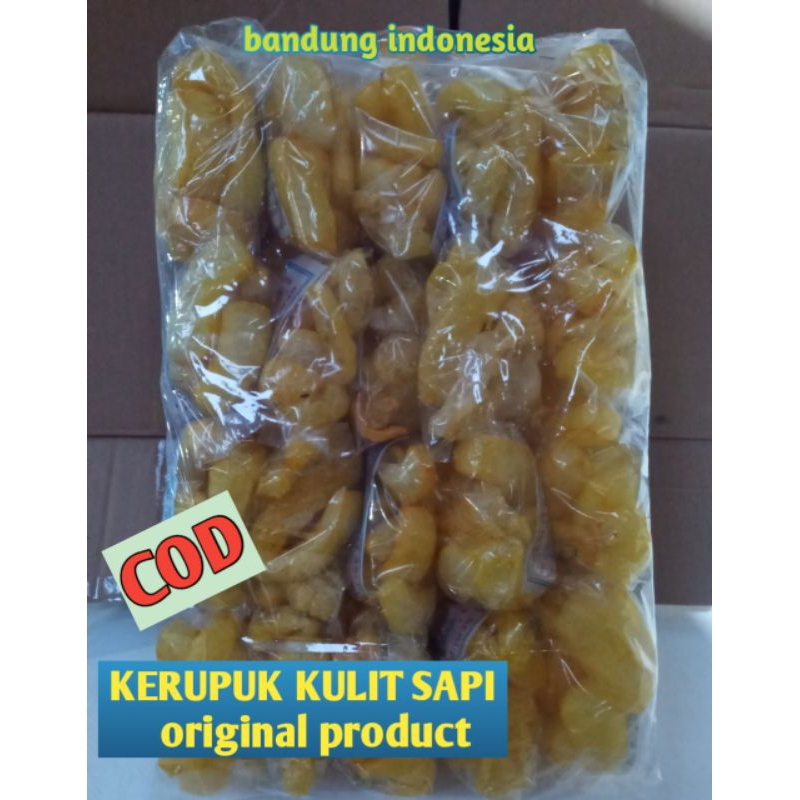 

KERUPUK KULIT SAPI 100% HALLAL (1 pack 20pcs)original product