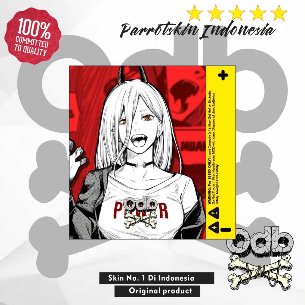 

CEPAT Warp Baterai Stiker wrap ODB anime mukay 1865 217 Bisa custom PER BUAH