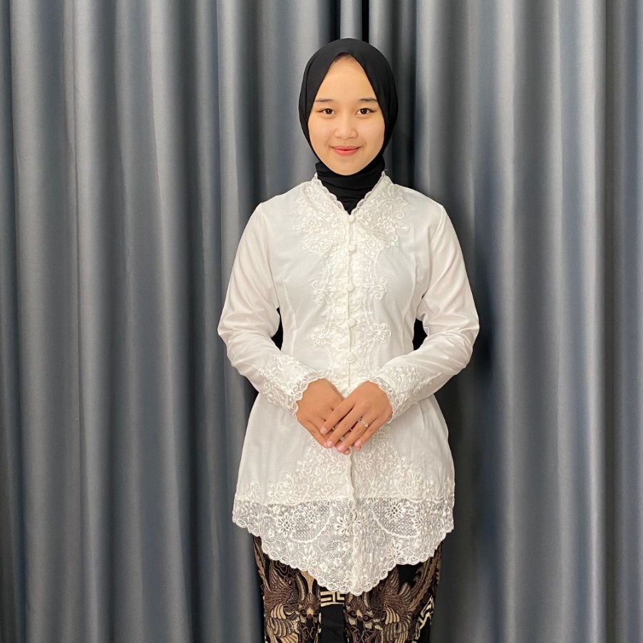 FG2 KEBAYA NCIM BORDIR KERANCANG BAHAN KATUN CARINI KEBAYA MODERN BAJU KEBAYA KEKINIAN
