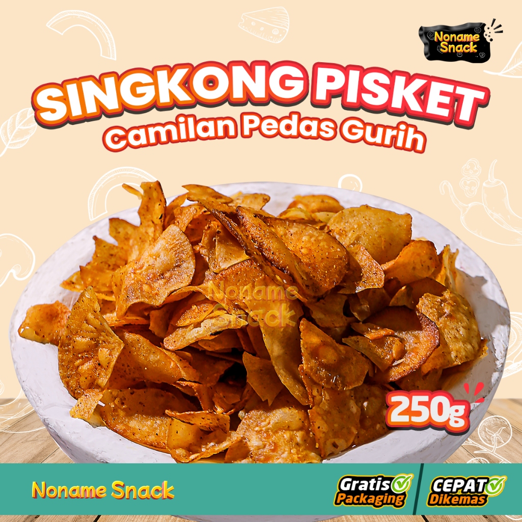 

NoName Snack - Keripik Singkong Pikset Super Pedas Level 5 Grosir 250gr