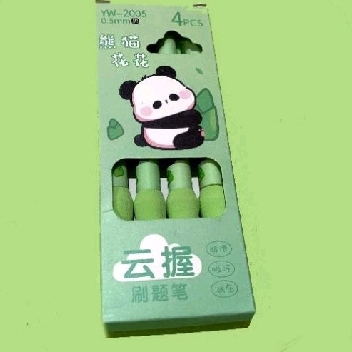 

Pulpen Pen Gel Mekanik 0.5 mm Matte Color Edition Karakter Kartun Lucu