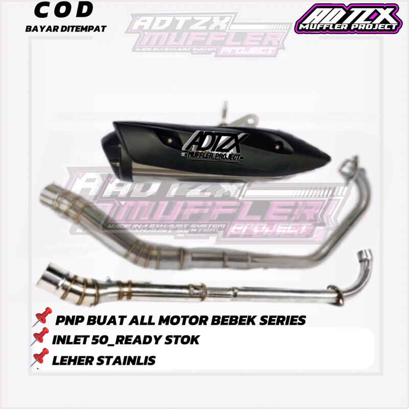 KNALPOT RACING JUPITER ROB 1 JUPITER Z1 RR R VIXION CBR VEGA  DLL