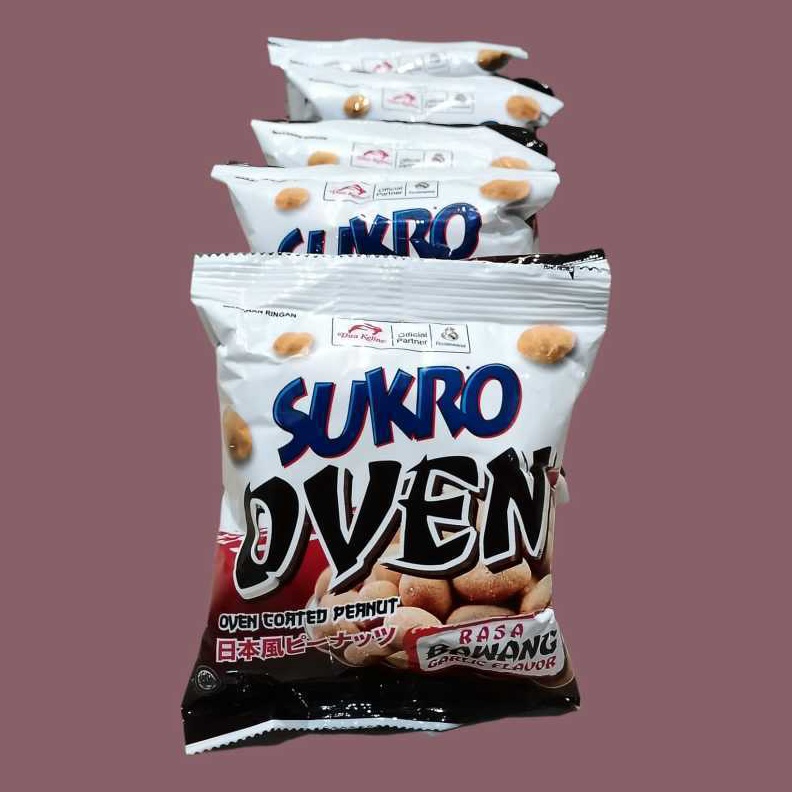 

LIMIT Sukro Oven Kacang Rasa Bawang 1 Renceng Isi 1 pcs 12gr