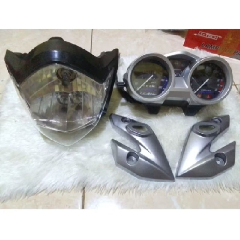 Batok Kepala Lampu Depan Vixion Old Spedometer Kilometer Vixion Plus Kupingan Lampu Full Set