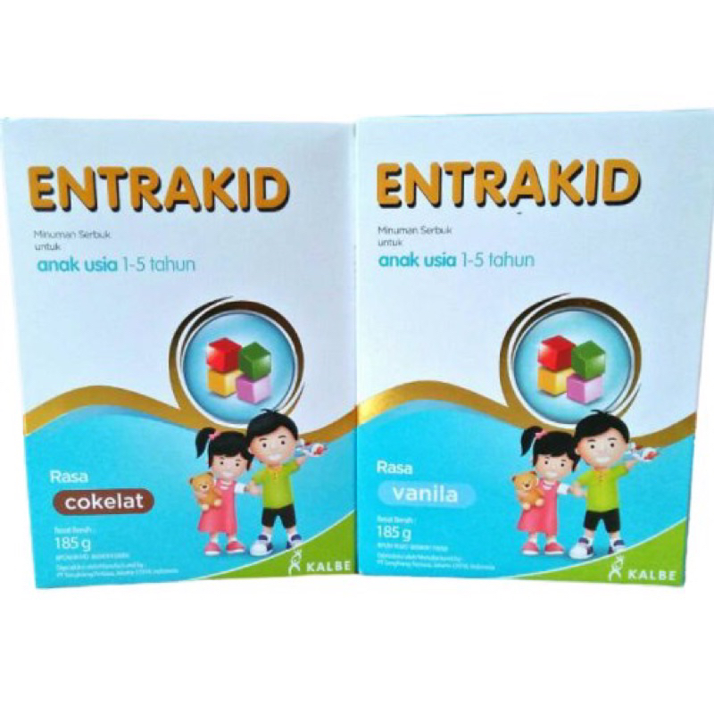 

ENTRAKID Rasa Cokelat Dan Vanila 185gr