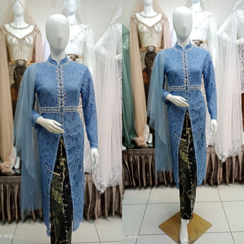 kebaya orang tua pengantin / kebaya ibu hajat / baju ibu besan /kebaya besan modern