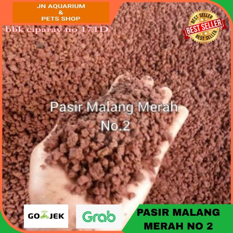 PASIR MALANG MERAH NO 2 / PASIR AQUASCAPE / PASIR AQUARIUM